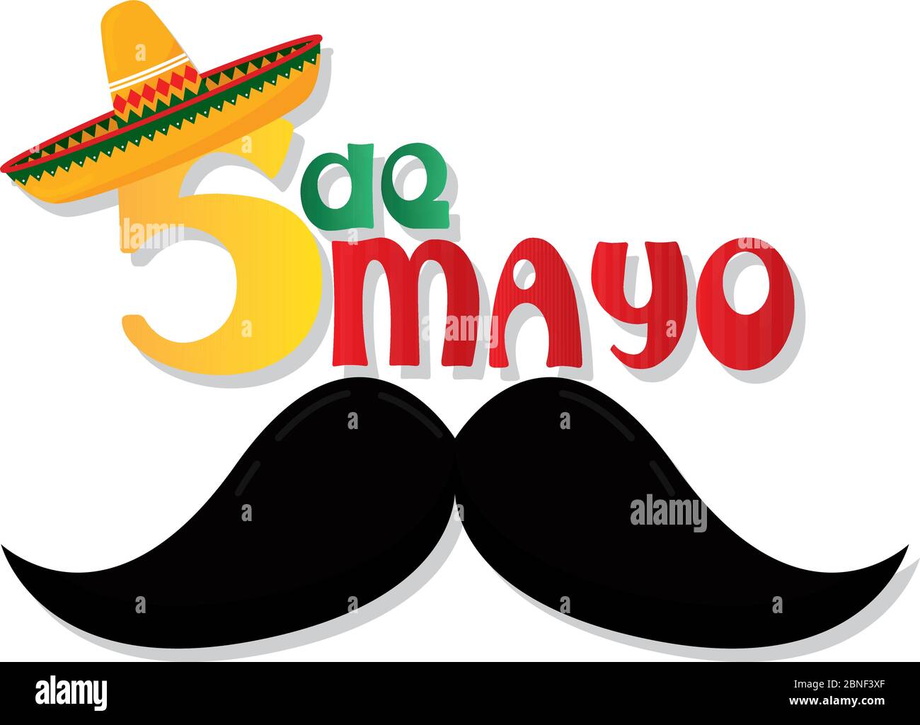 Cinco de mayo template Stock Vector
