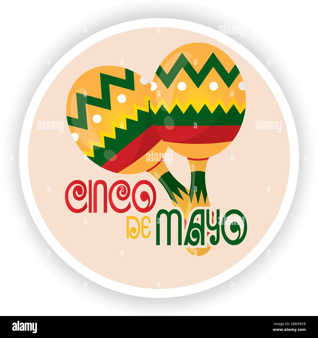 Cinco de mayo template Stock Vector