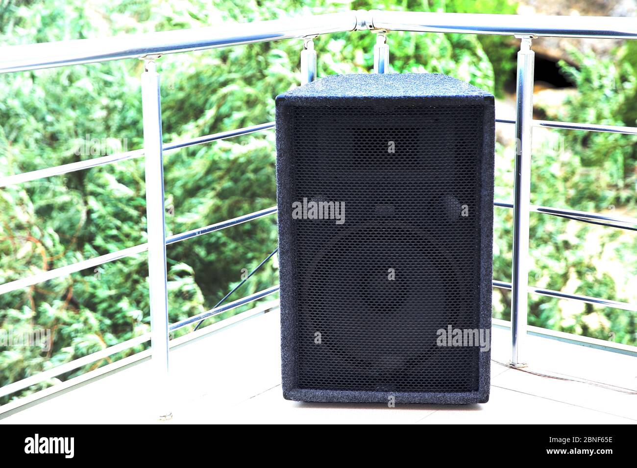 guitar amplifier isolated on green background . guitar amplifier and