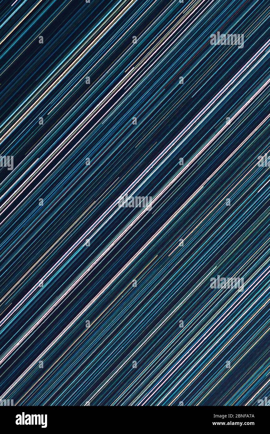 Abstract star trails Stock Photo