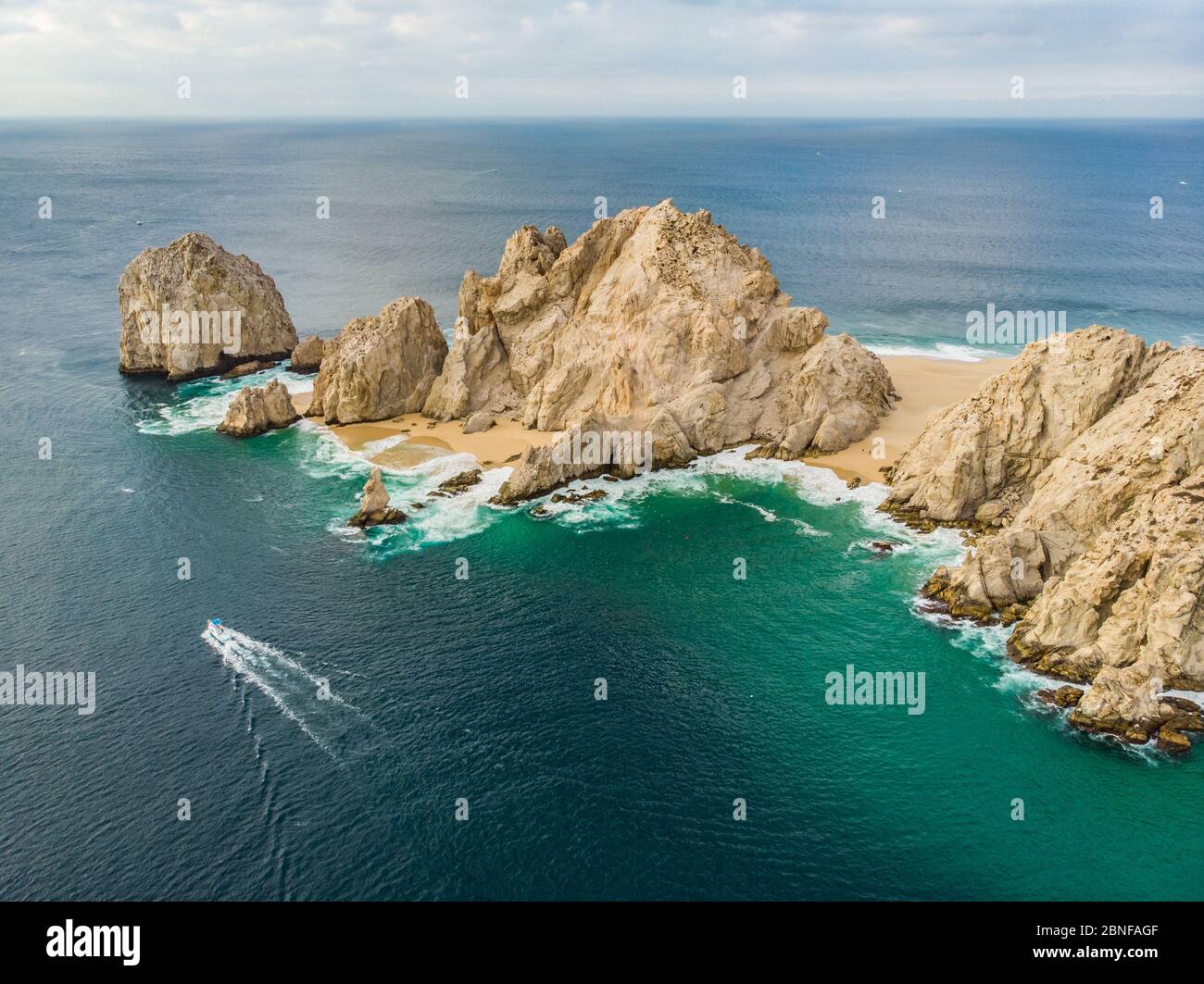 The southern tip of the californian peninsula Stock Photo