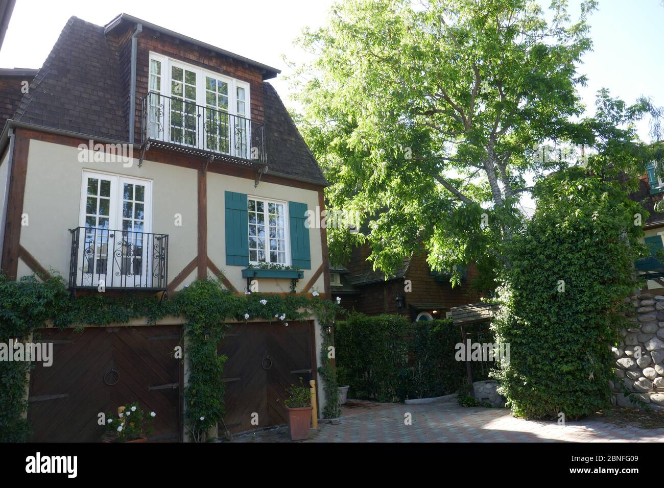 West Hollywood, California, USA 14th May 2020 A general view of atmosphere  of The Charlie Hotel, originally Charlie Chaplin built these cottages to  house actors and Charlie Chaplin, Marilyn Monroe, Judy Garland,