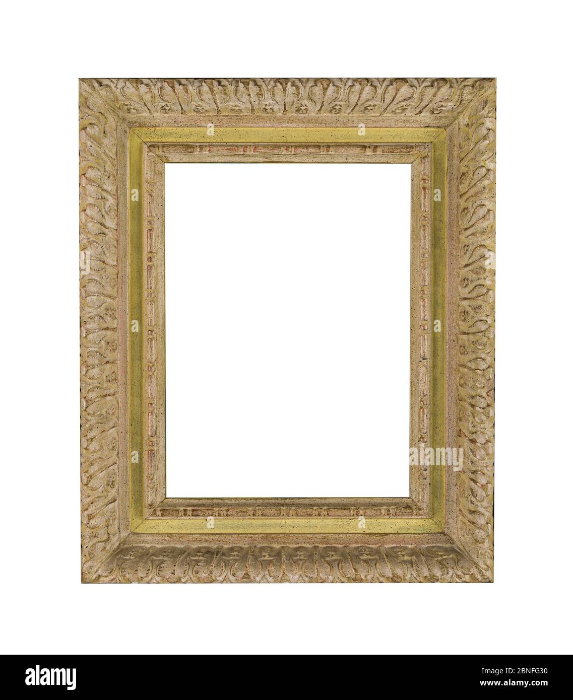 Classical vintage frame for a photo on white background Stock Photo - Alamy
