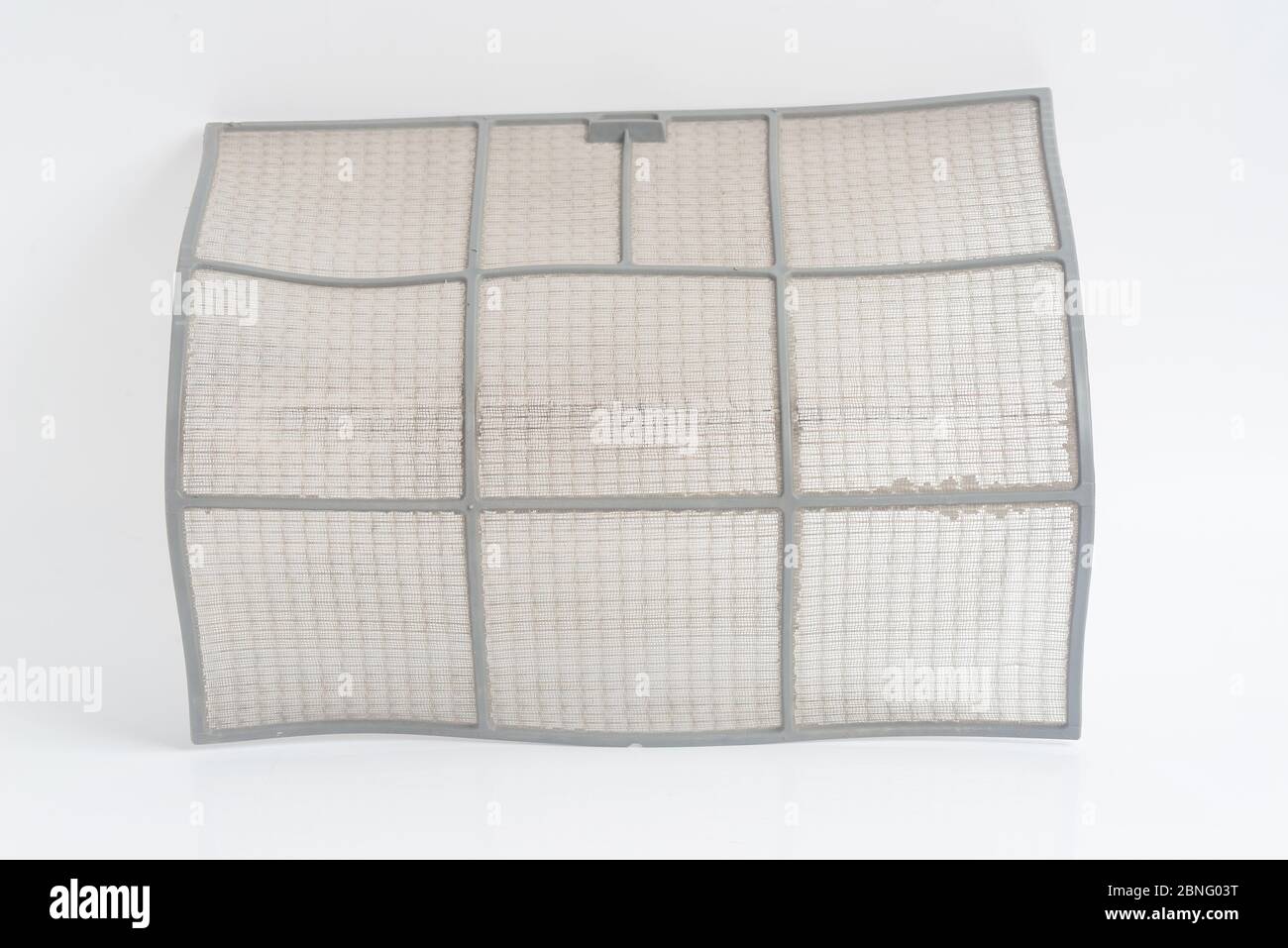 Air  conditioner filter on white background Stock Photo