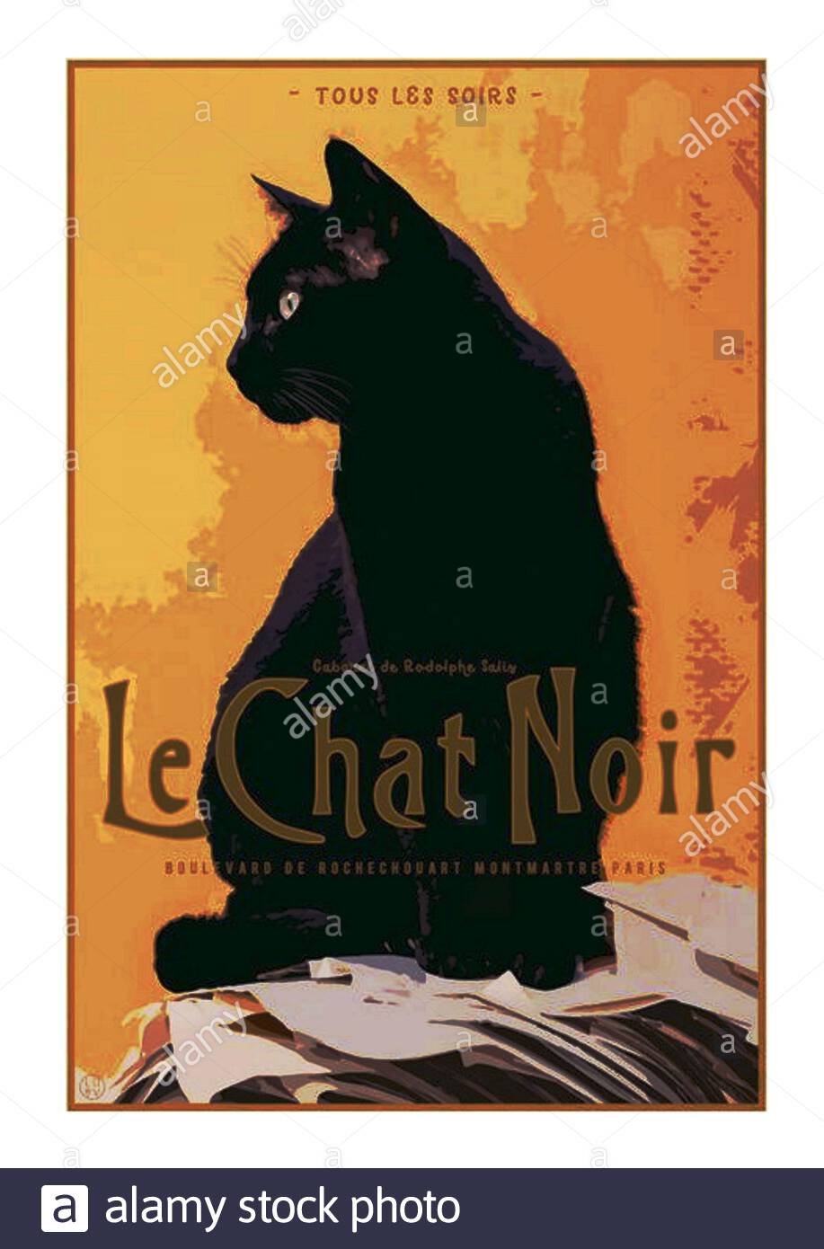 French Art Black Cat High Resolution Stock Photography And Images Alamy