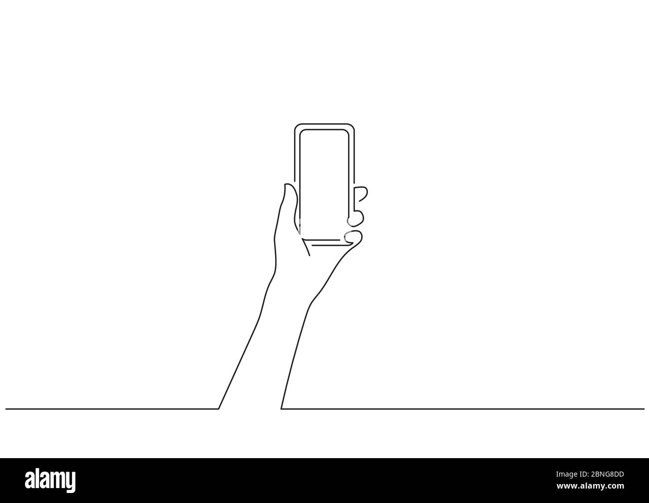 Communication isolated line drawing, vector illustration design Stock ...