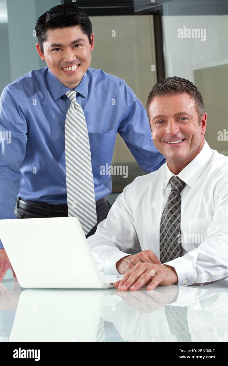 Diverse group of businessmen. Stock Photo