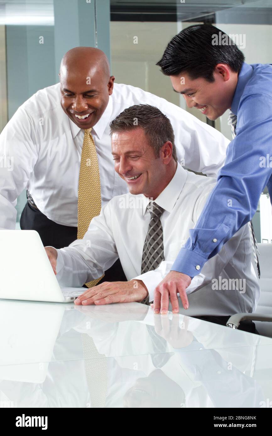 Diverse group of businessmen. Stock Photo