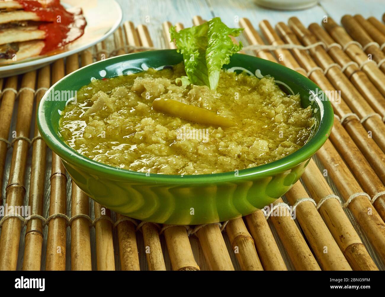 Roasted Tomatillo Salsa Verde, baking sheet along with the jalapenos