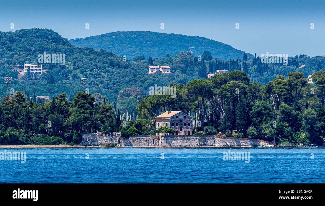 "The Durrell House" on Corfu Stock Photo Alamy