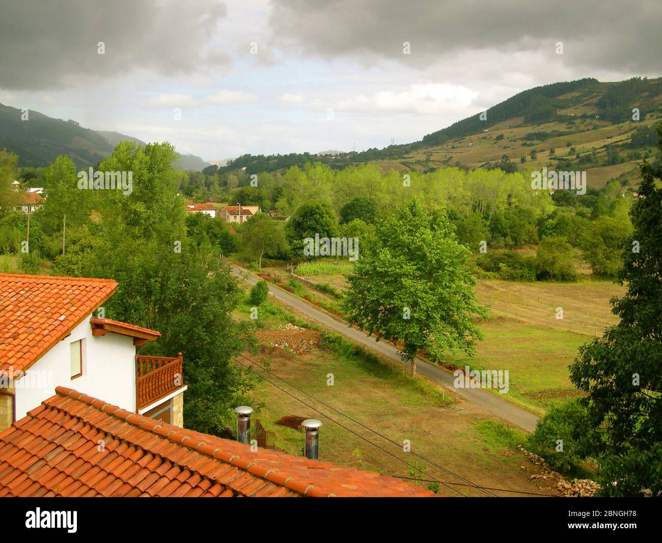 Landscape. San Vicente de Toranzo, Cantabria, Spain. Stock Photo