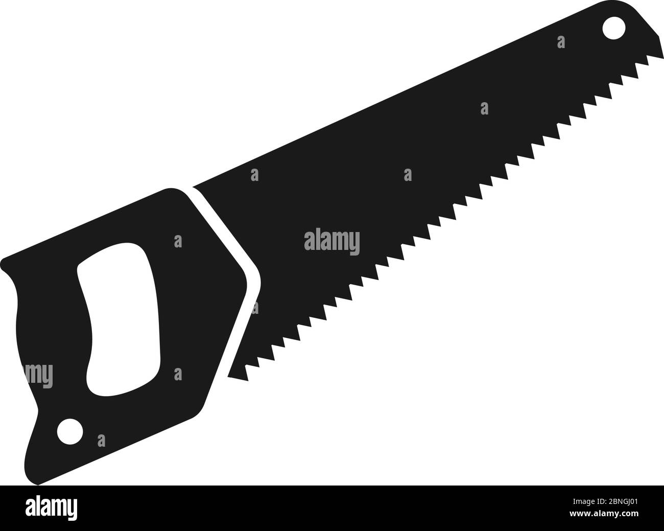 Hand saw icon design template vector isolated Stock Vector Image & Art