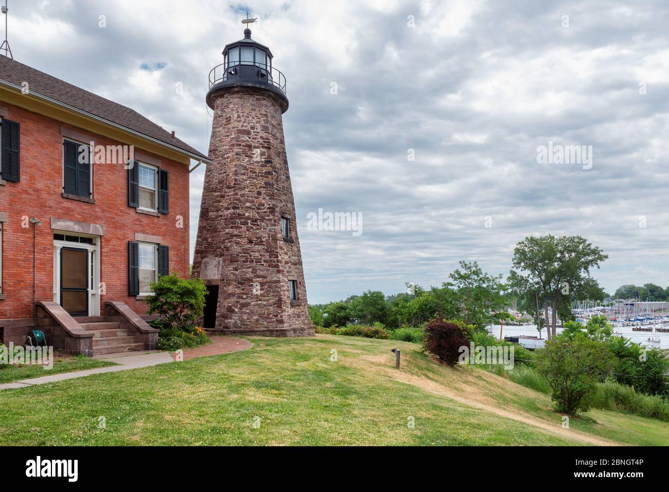 Charlotte Genesee Lighthouse Stock Photo