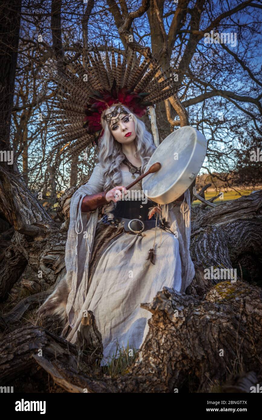 Druid cosplay hi-res stock photography and images - Alamy