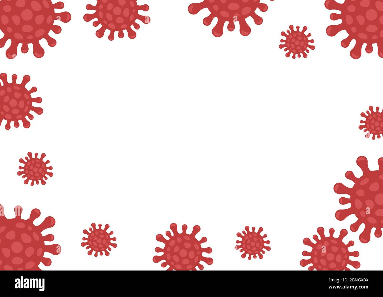 Coronavirus pandemic concept influenza flu outbreak border design