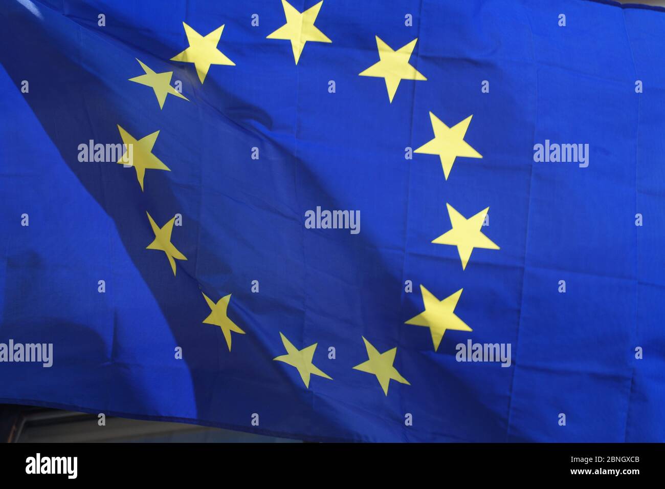 Europaflagge Stock Photo