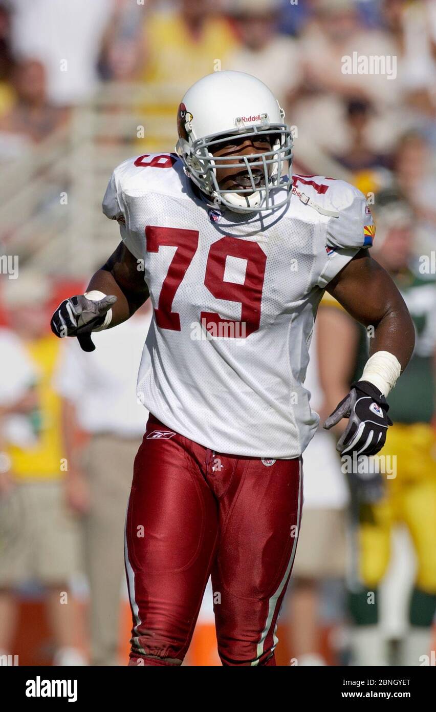 Tempe, United States. 21st Sep, 2003. Arizona Cardinals defensive