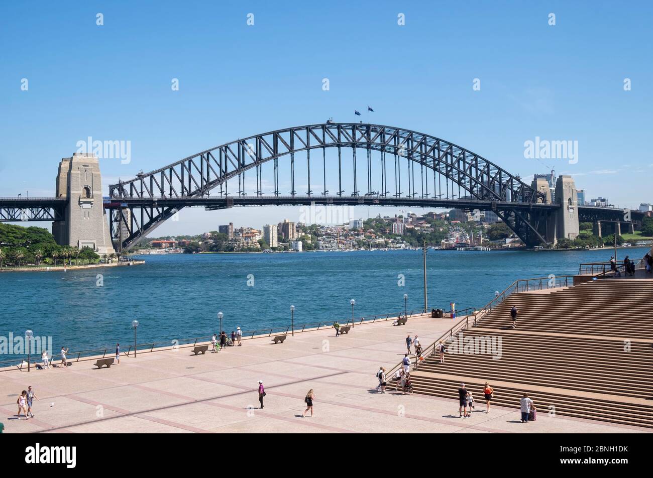 The Sydney Harbour Bridge from Bennelong Point,Sydney,NSW,Australia ...