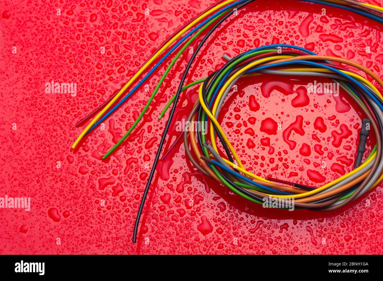 Copper is a great conductor of electricity, plasticlined copper wire