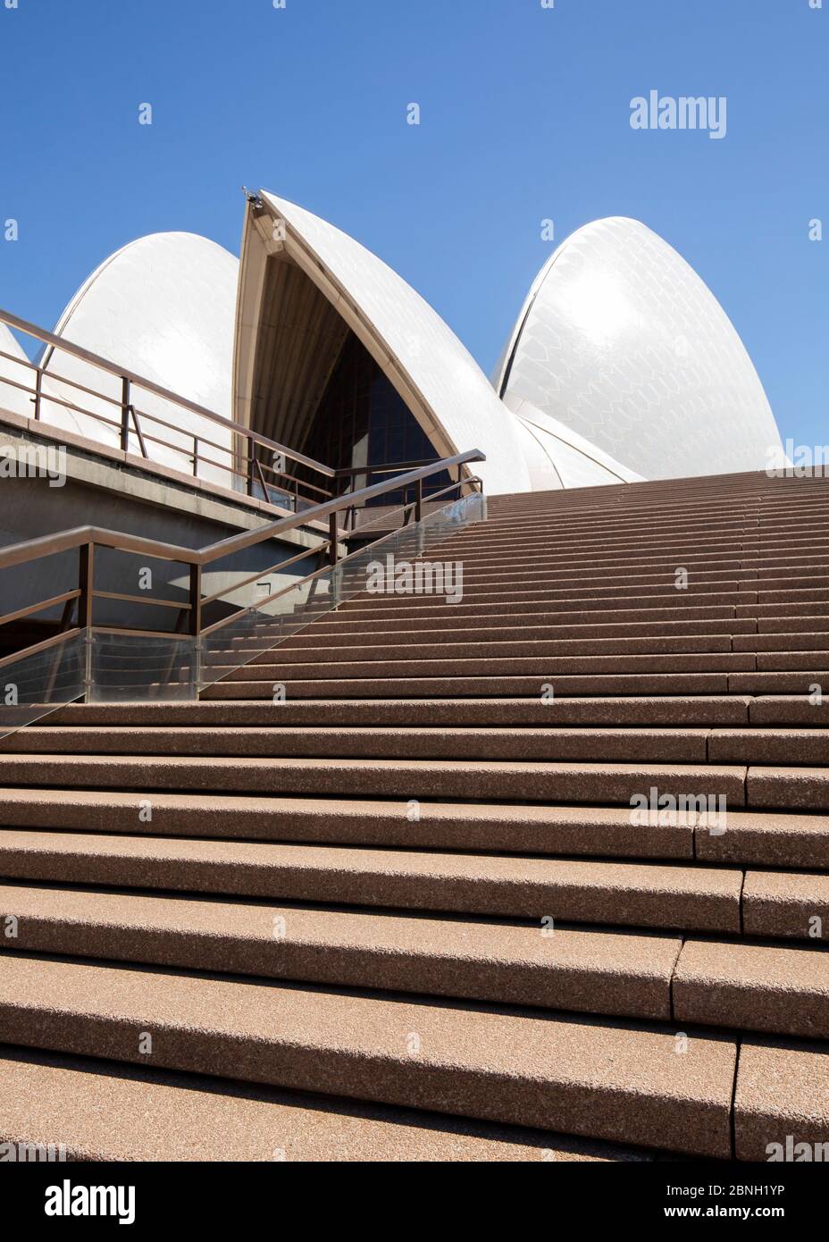 Close up of the Sydney Opera House, Sydney, NSW, Australia Stock Photo