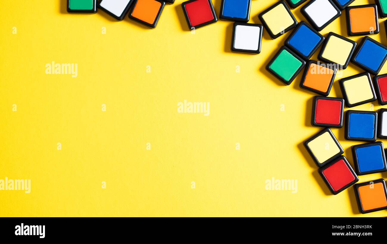 Colorful abstract yellow backdrop with frame and space for your text