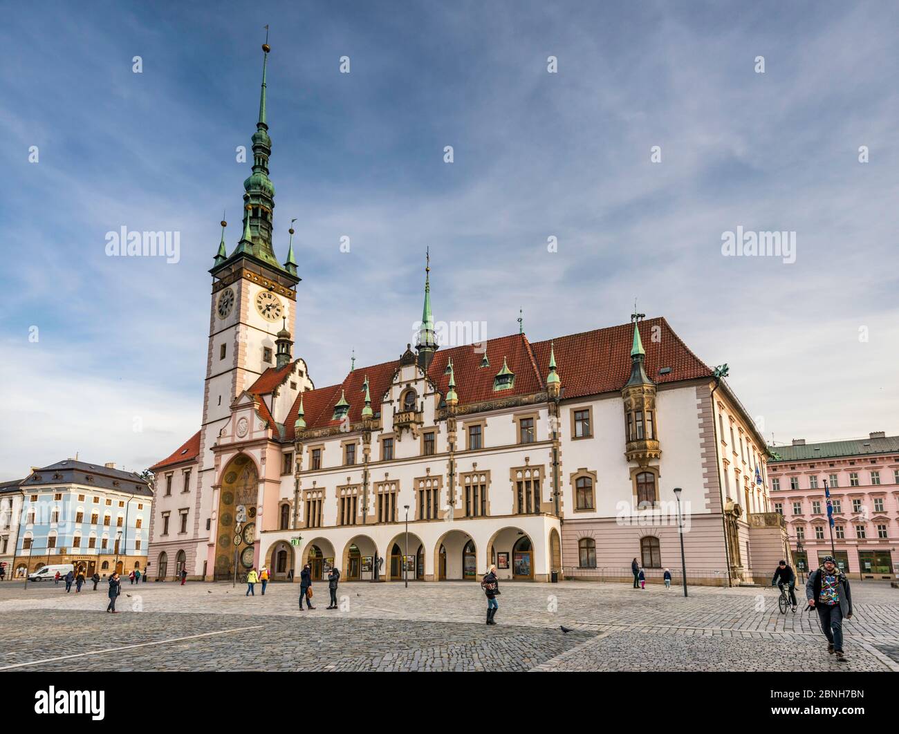 City Hall at Horni namesti in Olomouc, Moravia, Czech Republic, Central