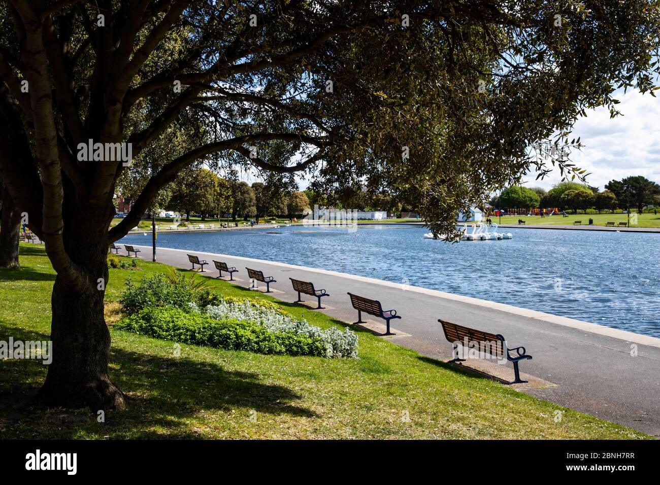 Canoe Lake, Southsea Stock Photo