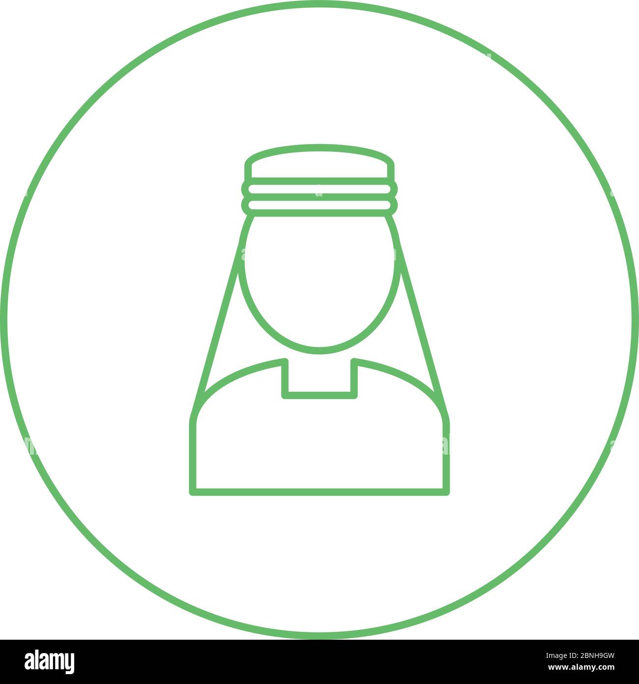 Beautiful Turkish Man Line Vector Icon Stock Vector Image & Art - Alamy
