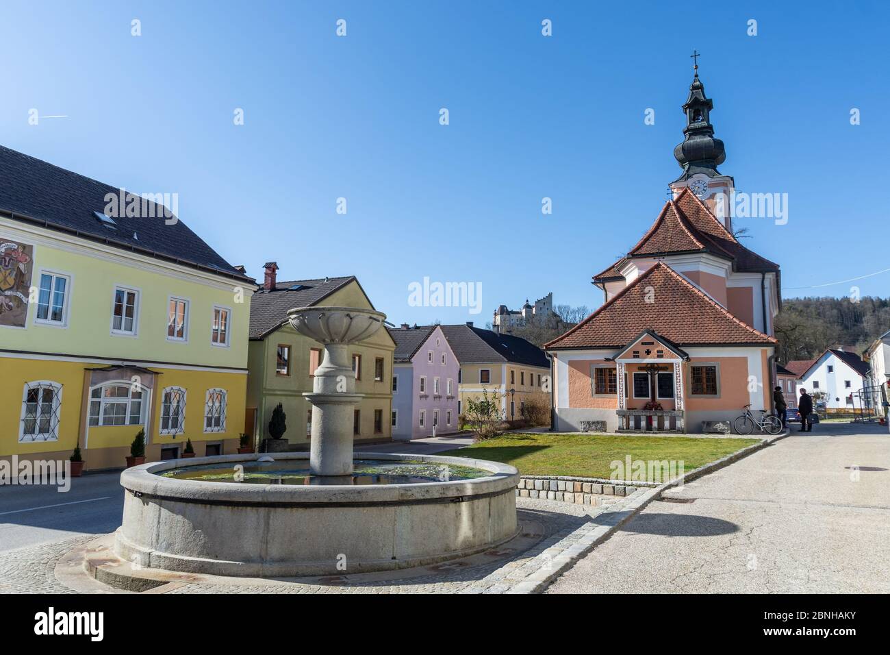 Klam The medieval Village Klam in Upper Austria Stock Photo - Alamy