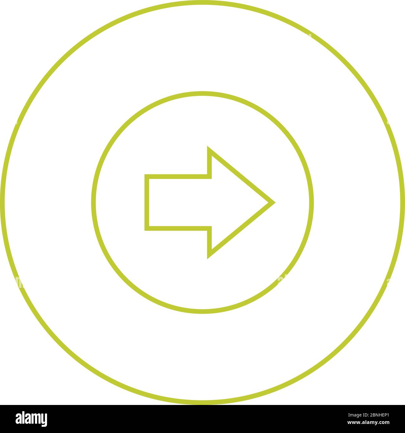 Beautiful Next Arrow Line Vector Icon Stock Vector Image & Art - Alamy