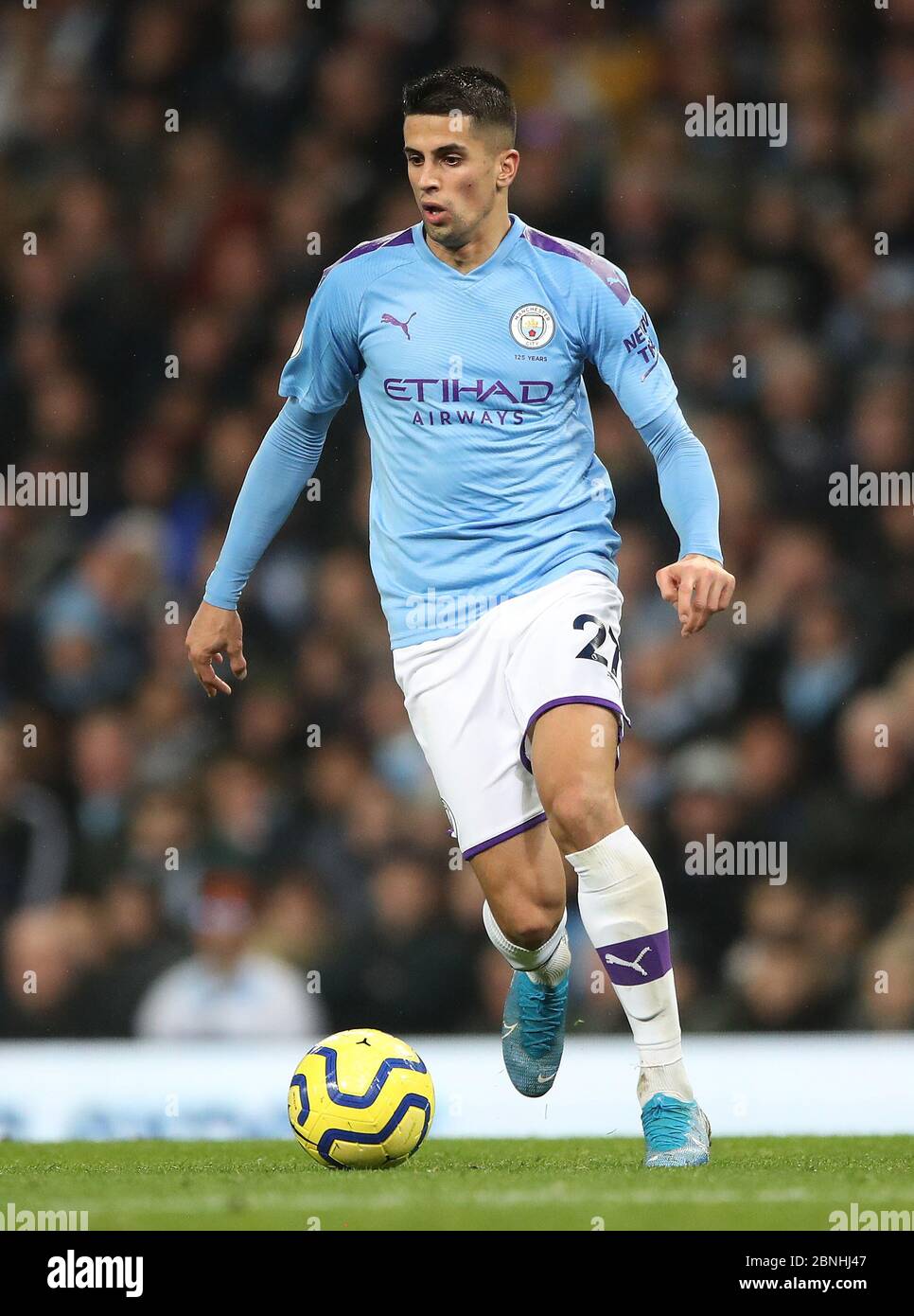 Manchester City's Joao Cancelo during the Premier League match at the Etihad Stadium, Manchester. Stock Photo