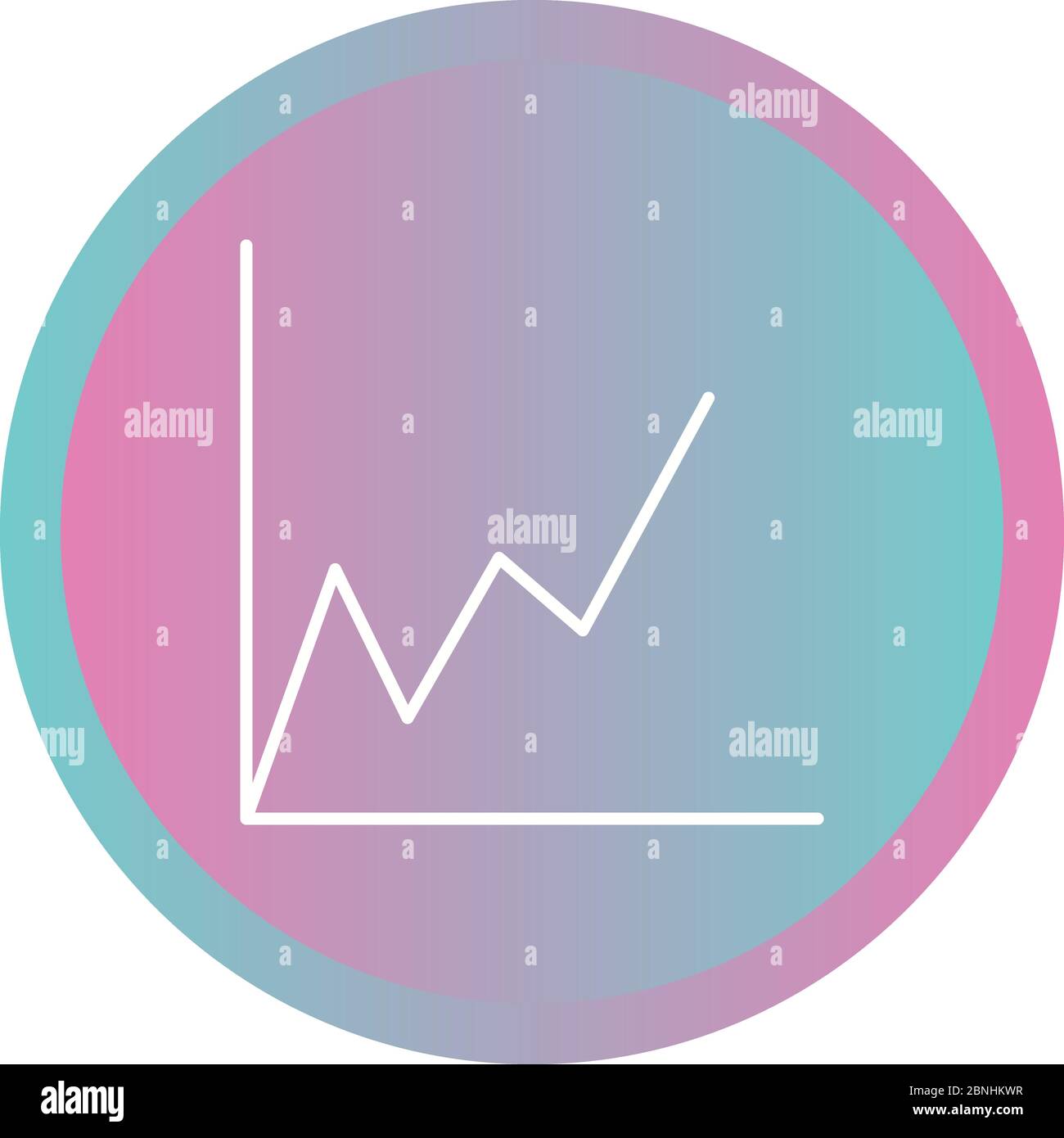 Beautiful Graph Line Vector Icon Stock Vector Image & Art - Alamy