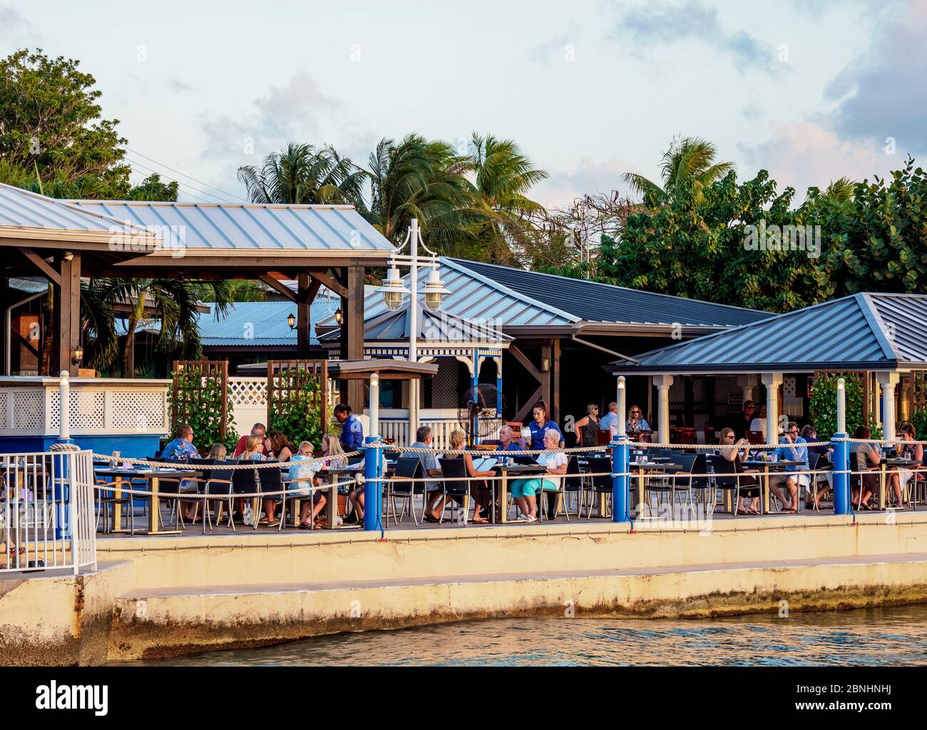 The Wharf Restaurant, George Town, Grand Cayman, Cayman Islands Stock