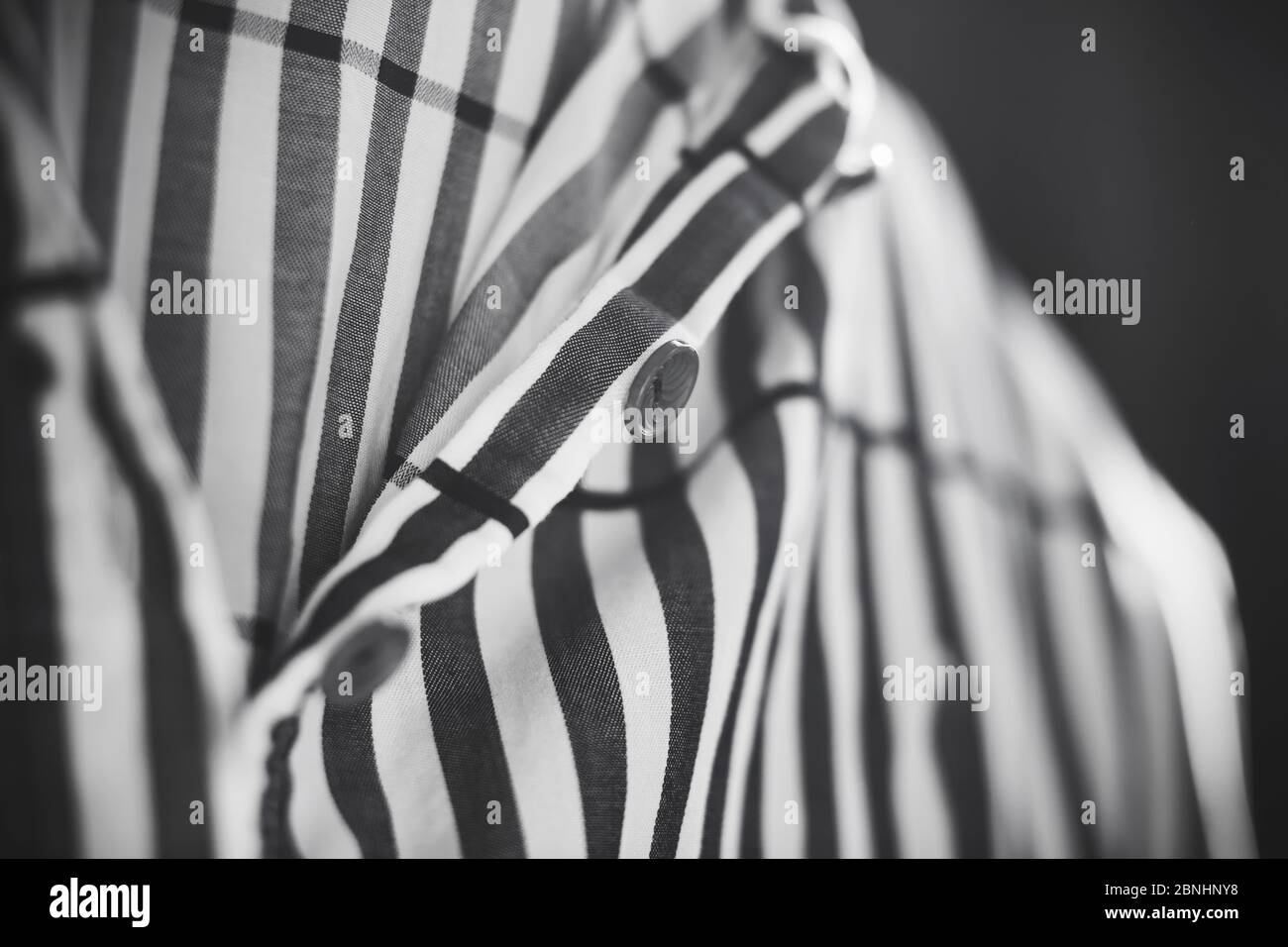 Black and white striped shirt hi-res stock photography and images - Alamy