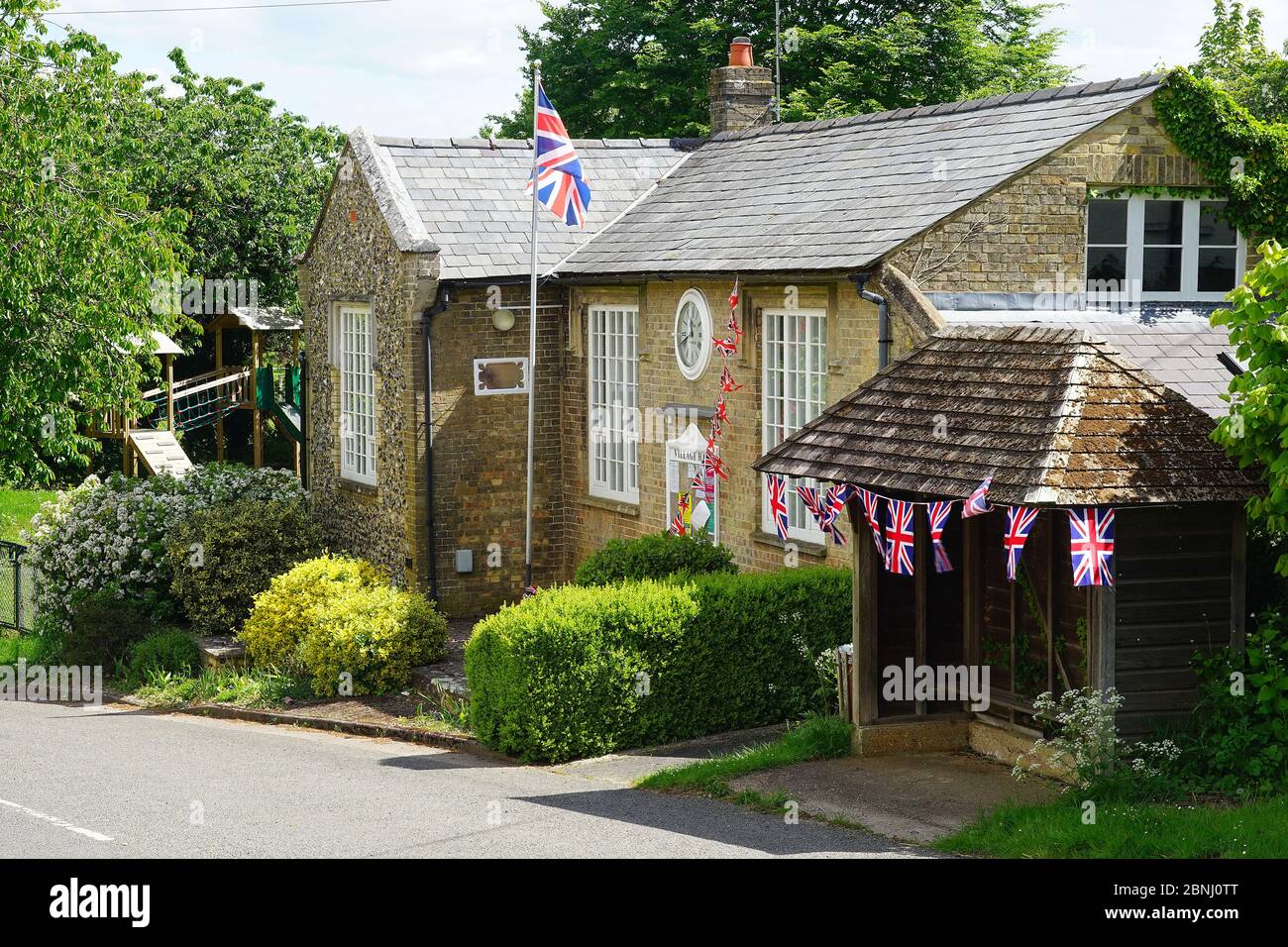 The village hall at Wallington, Hertfordshire Stock Photo Alamy