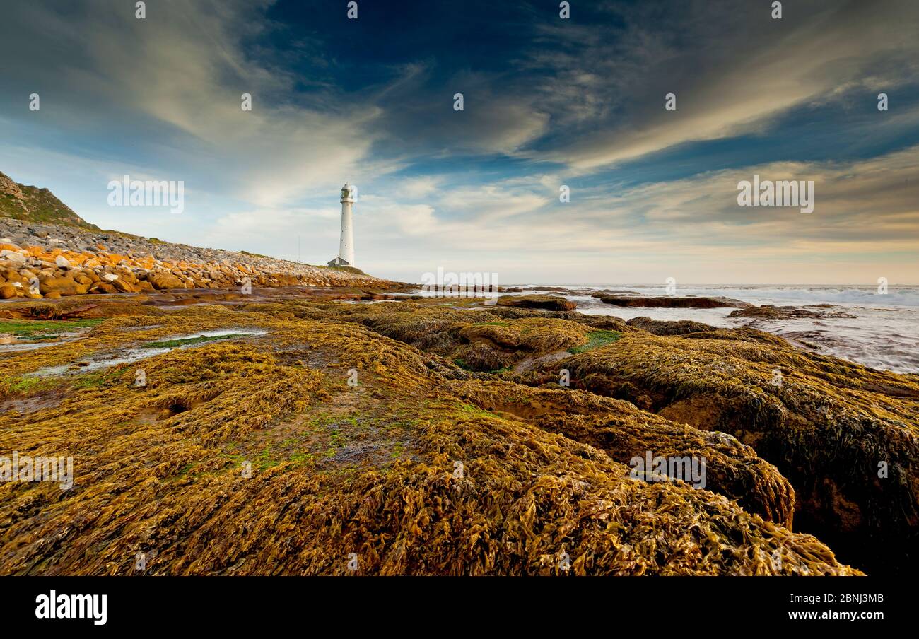 slangkop lighthouse near Kommetjie, Cape Town Stock Photo
