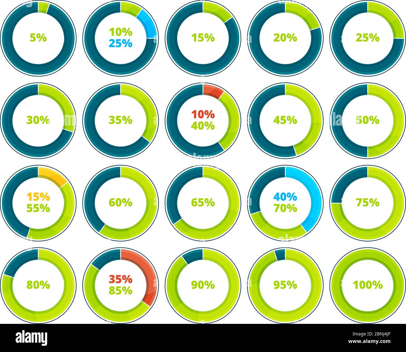 Charts And Pie Graphs Vector Infographics Stock Vector Image And Art Alamy 