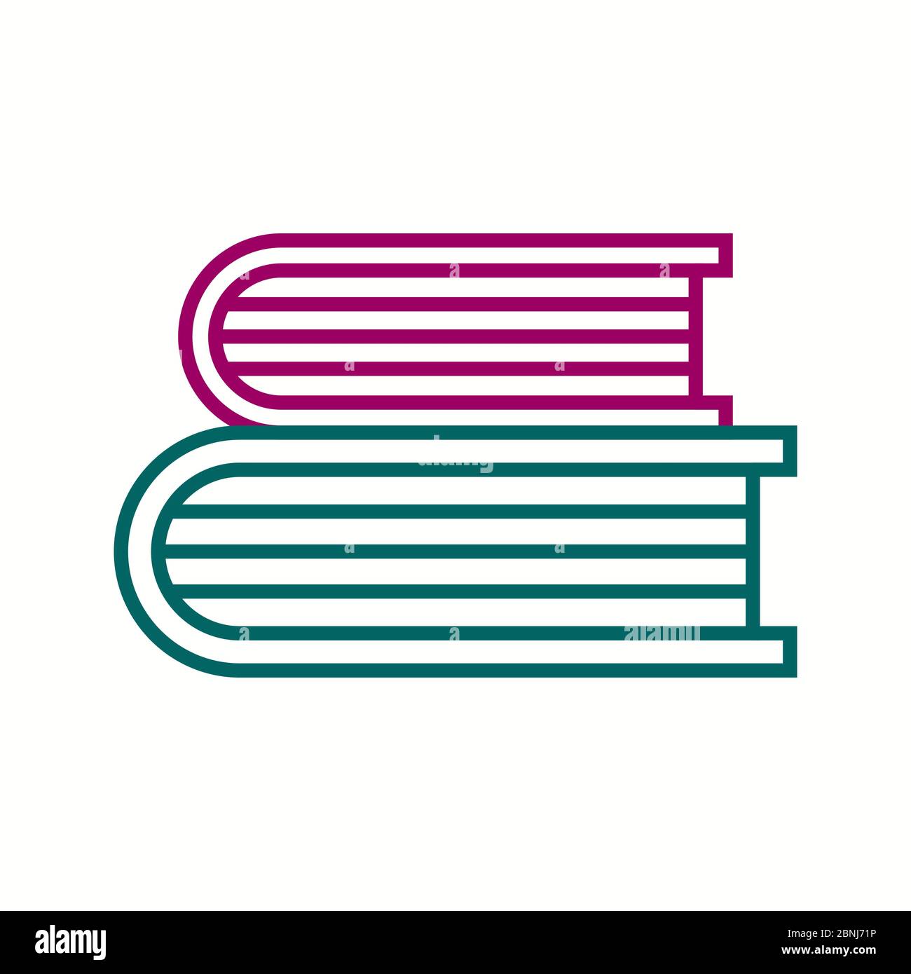 Iconic books Stock Vector Images - Alamy