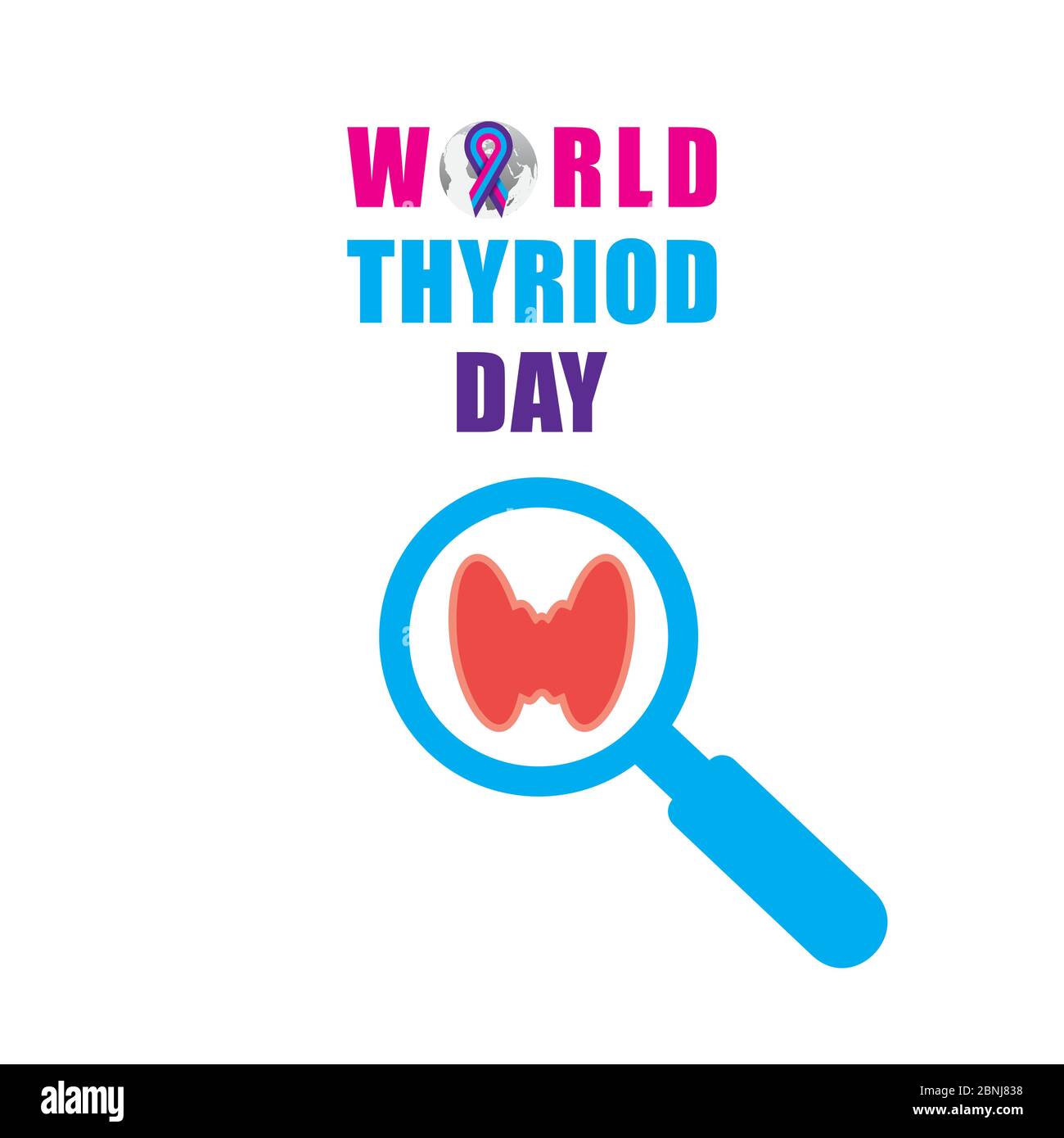 Vector Illustration For World Thyroid Day Banner Or Poster Design Stock Vector Image And Art Alamy
