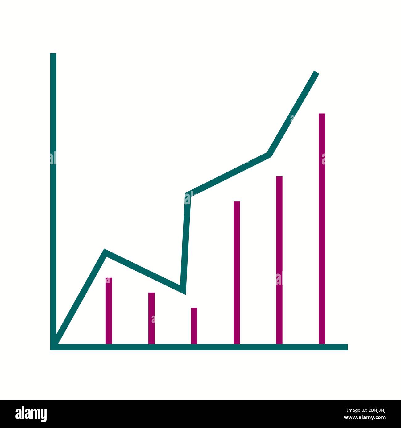 Beautiful charts line vector hi-res stock photography and images - Alamy