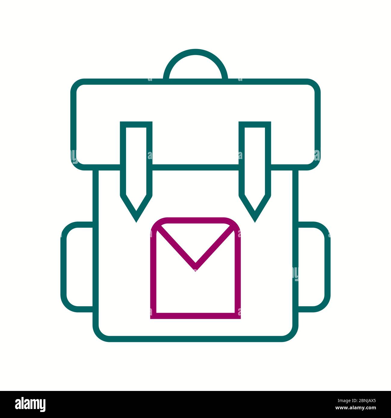 Beautiful Bag Line Vector Icon Stock Vector Image & Art - Alamy