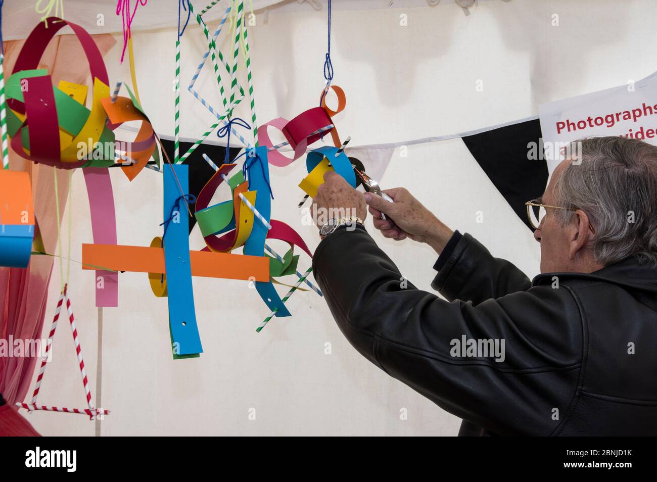 Creative activities for children involving cutting and folding colorful ...