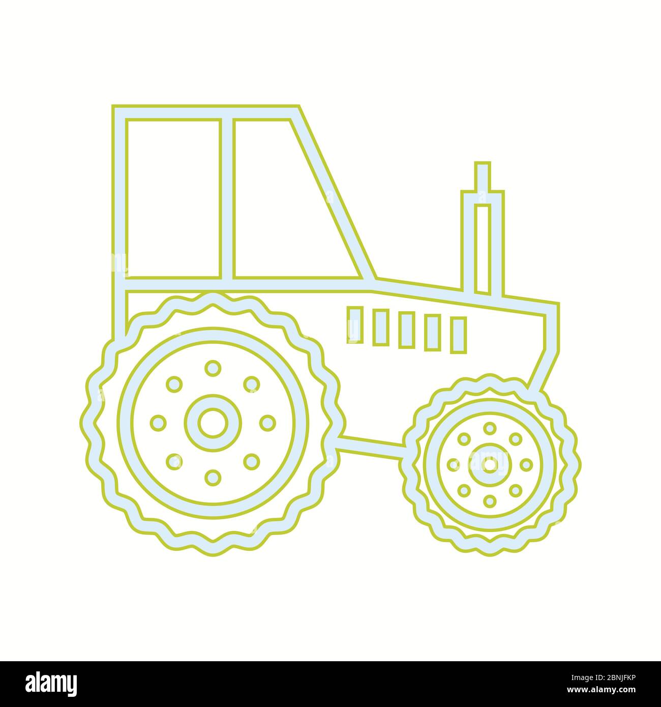 Iconic tractor Stock Vector Images - Alamy