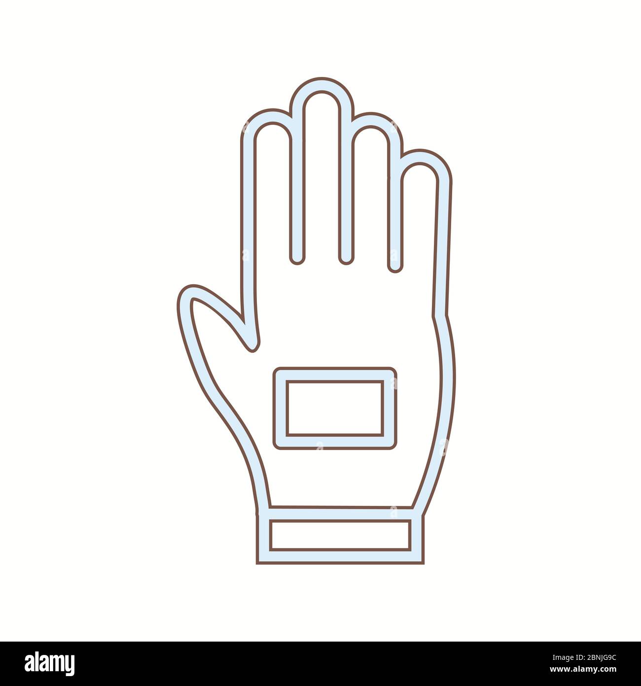 Beautiful Glove Line Vector Icon Stock Vector Image & Art - Alamy