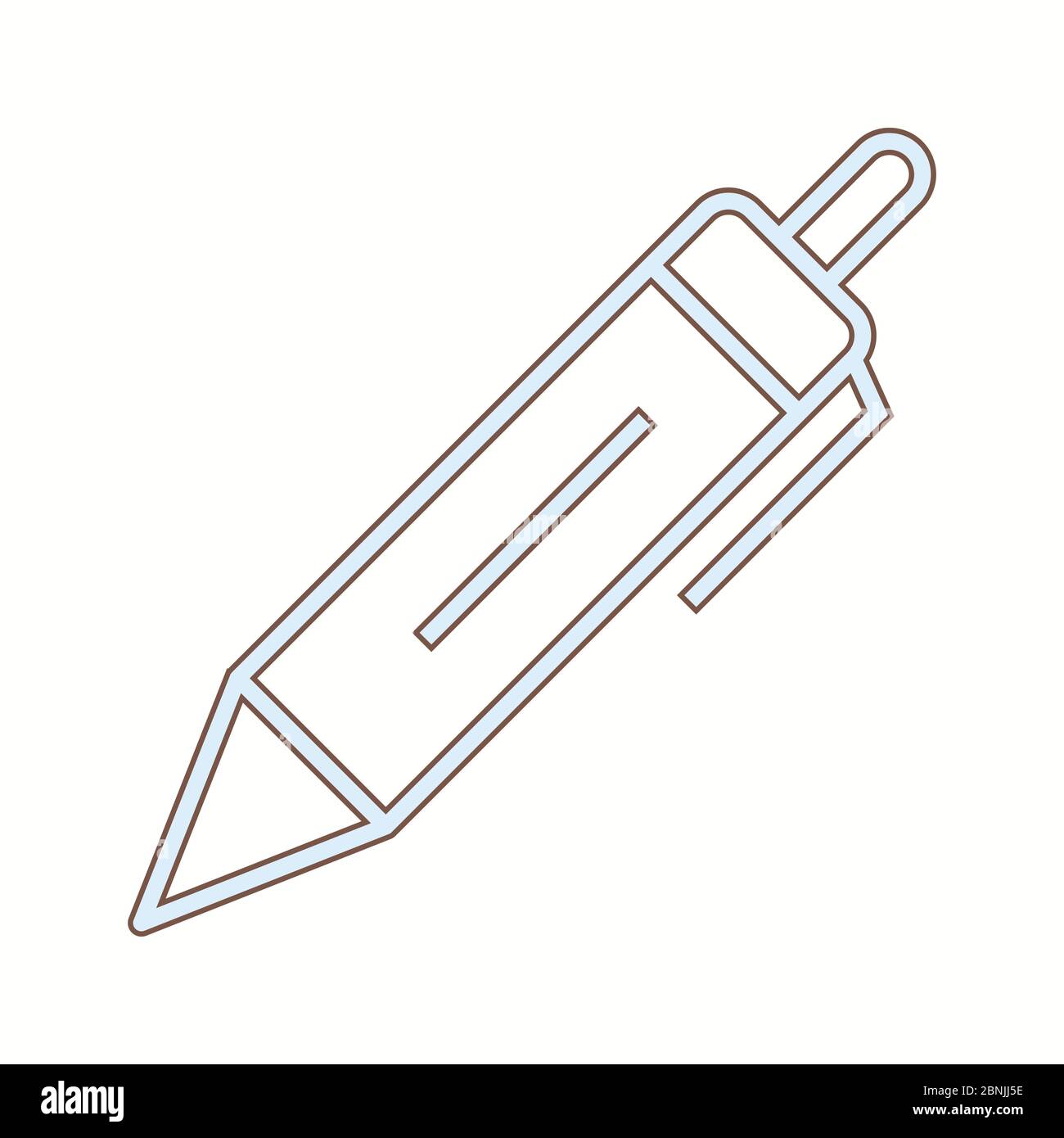 Beautiful Pen Line Vector Icon Stock Vector Image & Art - Alamy