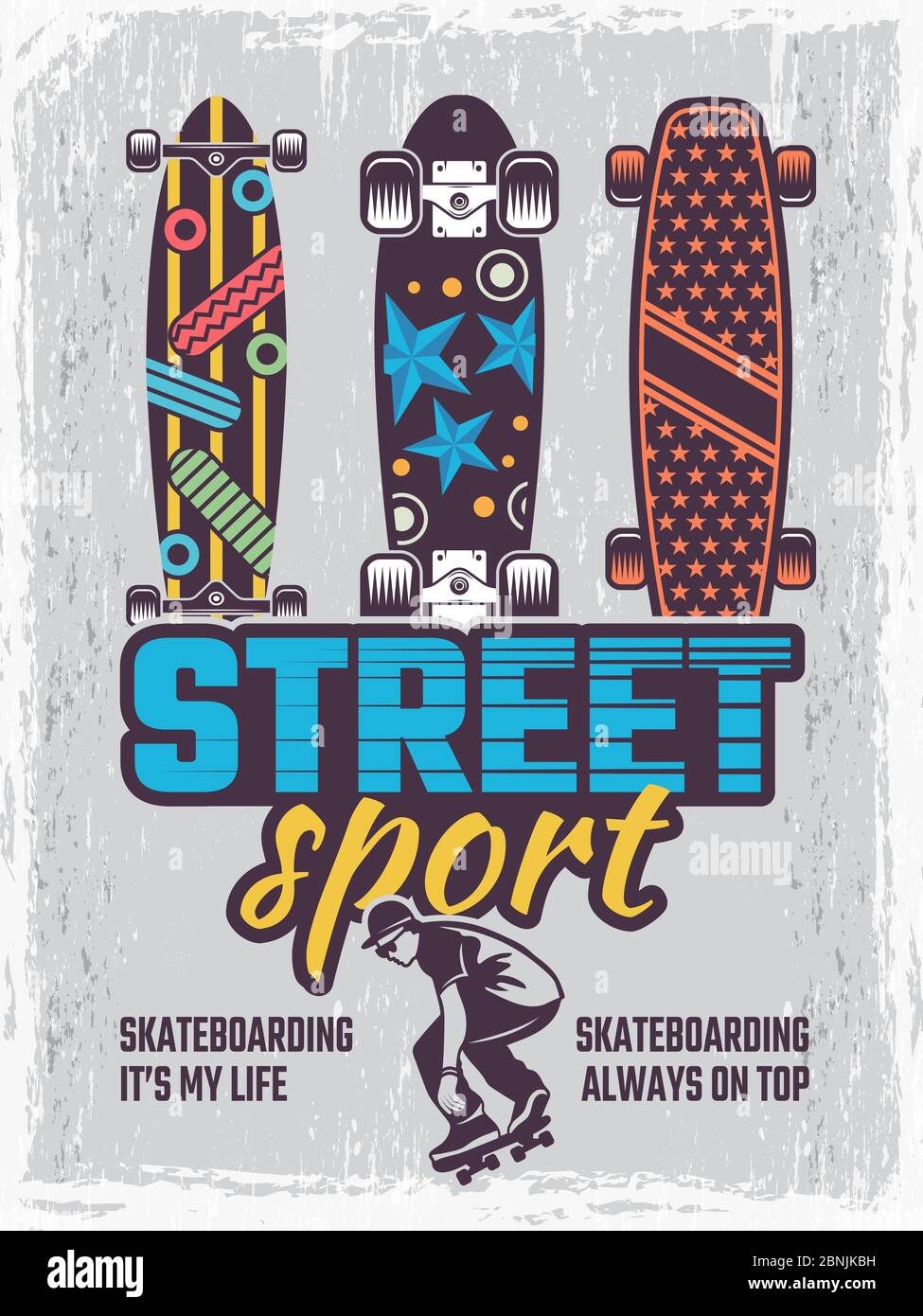 Skateboards poster hi-res stock photography and images - Alamy