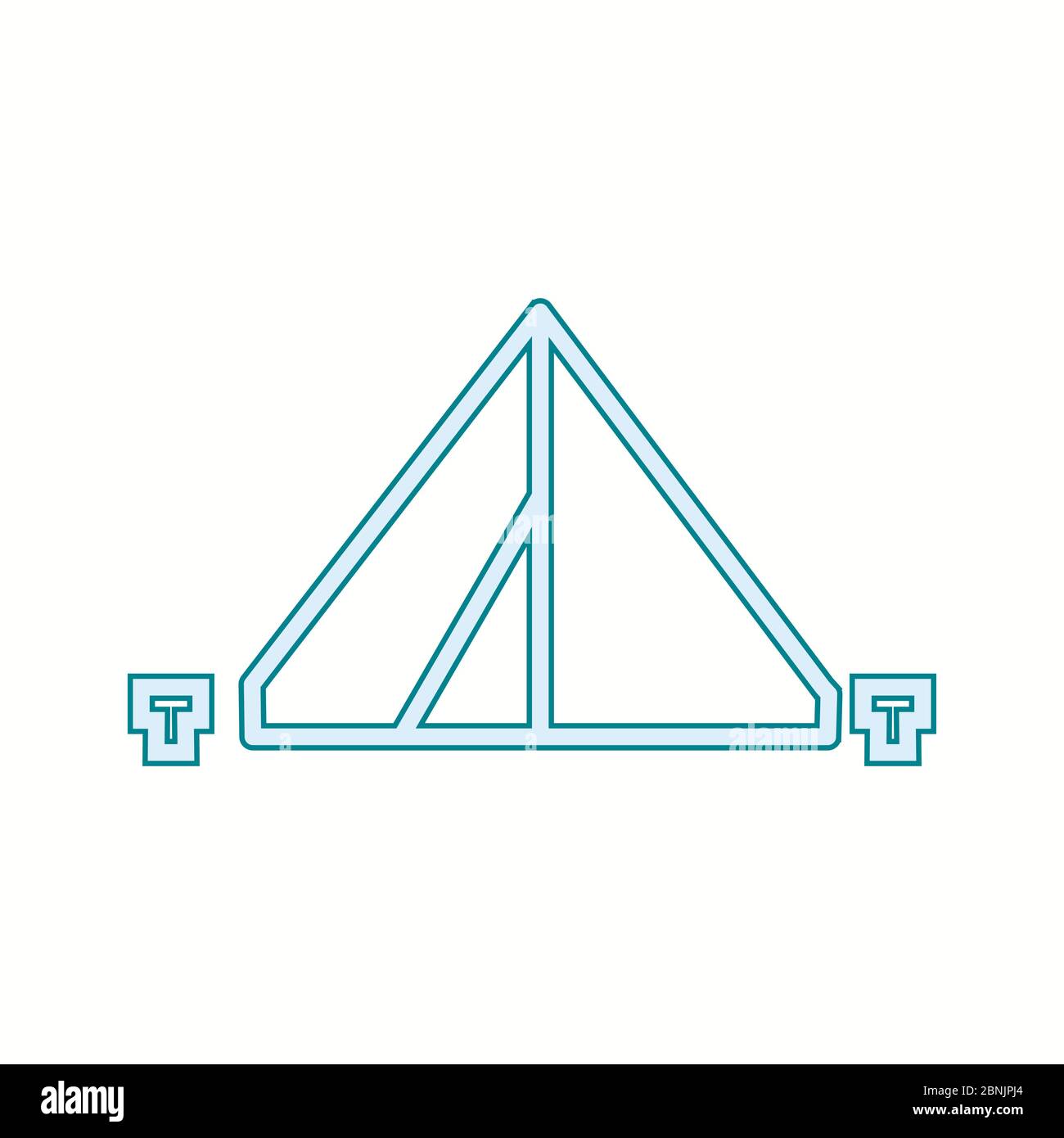 Beautiful Camping Line Vector Icon Stock Vector Image & Art - Alamy