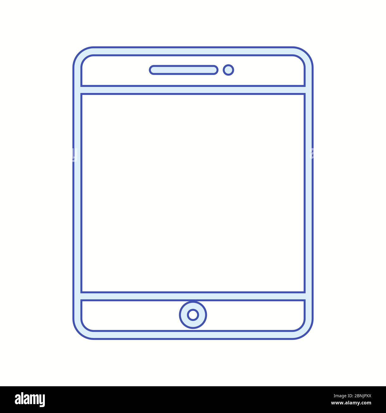 Tablet graphics vector line Cut Out Stock Images & Pictures - Alamy