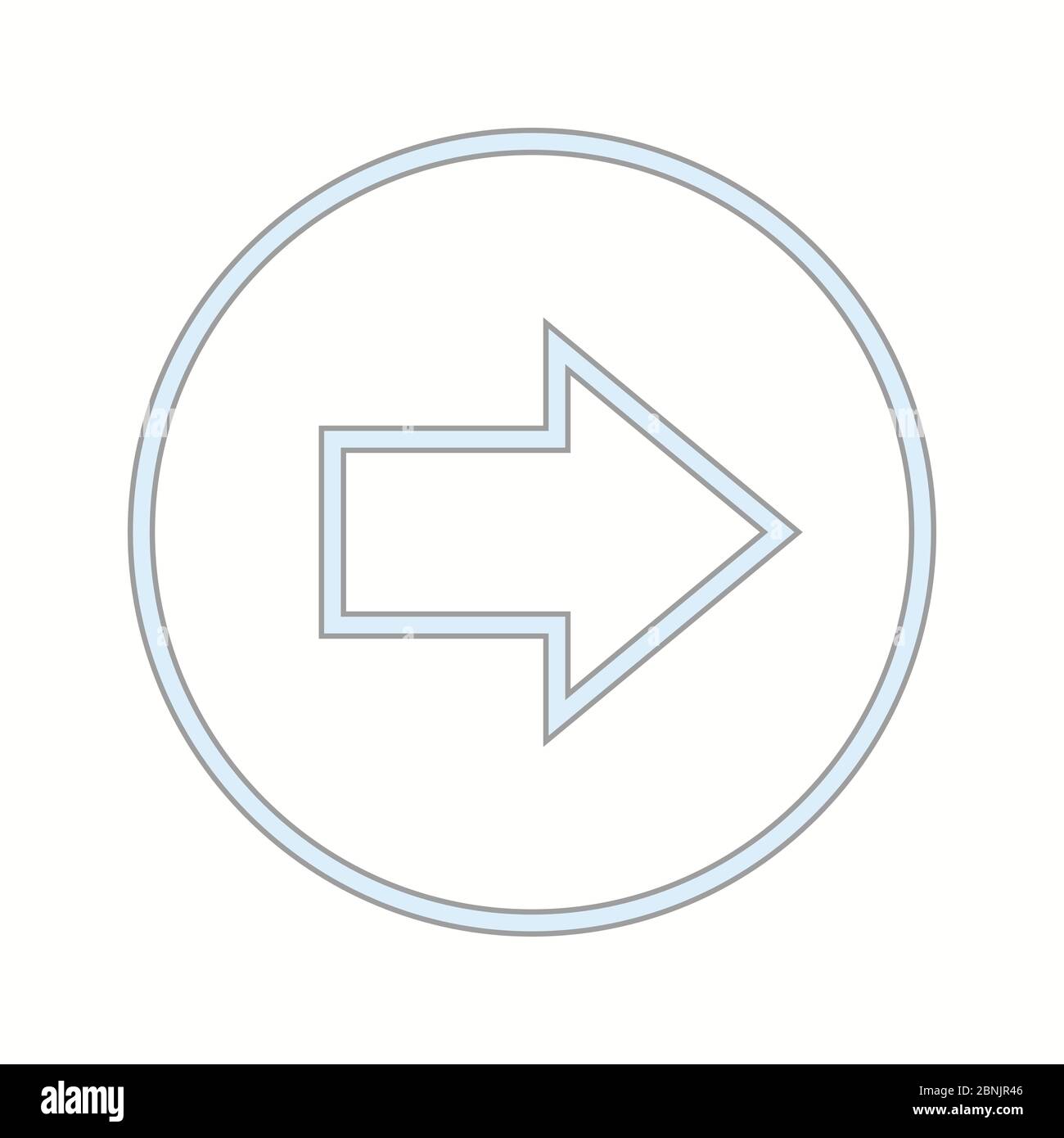 Beautiful Next Arrow Line Vector Icon Stock Vector Image & Art - Alamy