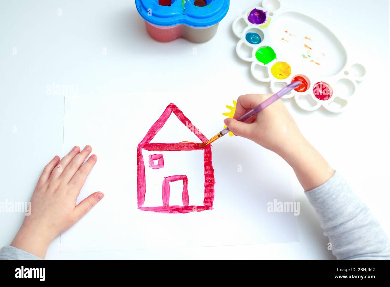 dream house drawing for children